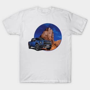 Ford truck with desert background T-Shirt